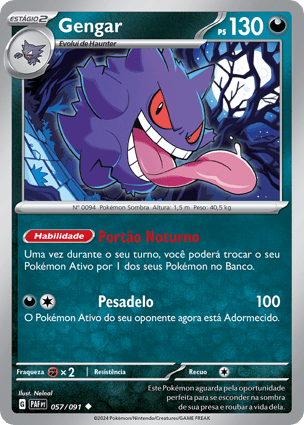 Histórico de Preços - Gengar | Pokémon | MYP Cards