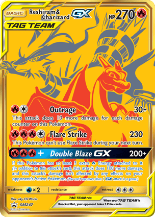 Reshiram e Charizard-GX (PR-SM_SM247) / Reshiram & Charizard