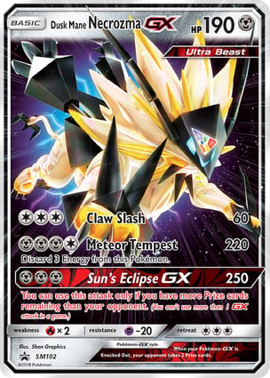 Necrozma Juba Crepúsculo-GX (PR-SM_SM102) / Dusk Mane Necrozma-GX