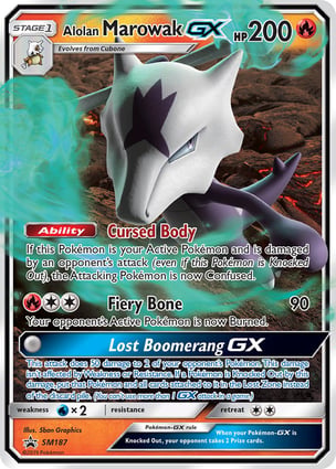 Marowak de Alola-GX (PR-SM_SM187) / Alolan Marowak-GX | Pokémon