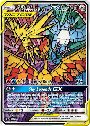 Moltres, Zapdos e Articuno-GX (PR-SM_SM210) / Moltres & Zapdos