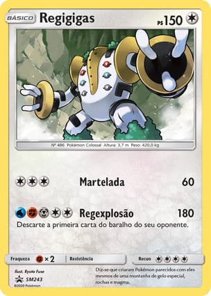 Histórico de Preços - Regigigas | Pokémon | MYP Cards
