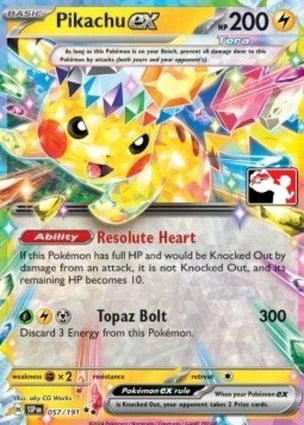 ポケモンカード　057/DP-P ピカチュウ Pikachu Pikachu ex - 057/191 (057/191) | Pokémon | MYP Cards