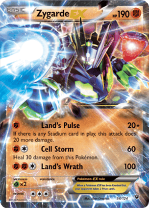 Zygarde-EX (054/124) | Pokémon | MYP Cards
