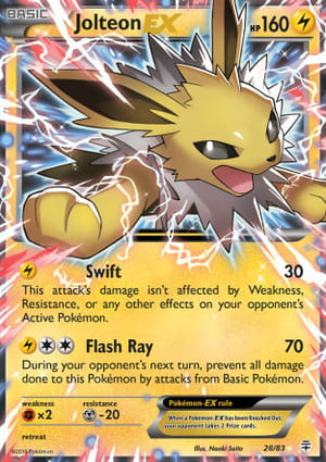Jolteon-EX (028/83) | Pokémon | MYP Cards