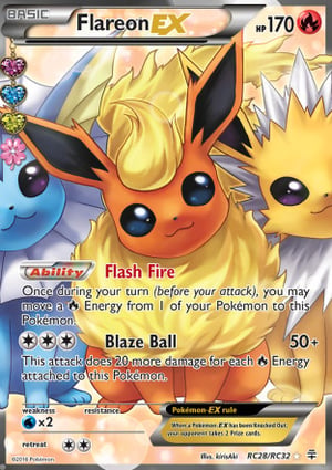 Flareon-EX (RC28/RC32) | Pokémon | MYP Cards