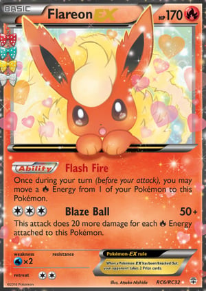 Flareon-EX (RC6/RC32) | Pokémon | MYP Cards