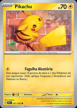 Pikachu (051/162) | Pokémon | MYP Cards