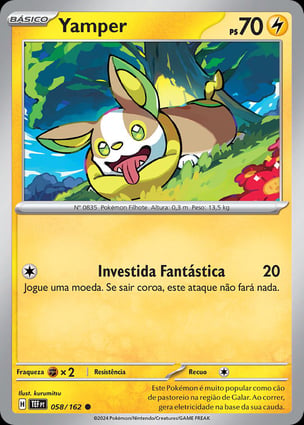 Yamper (058/162) | Pokémon | MYP Cards
