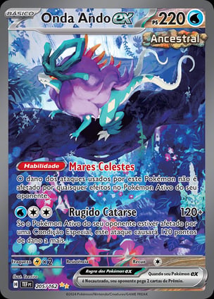 Onda Ando ex (205/162) / Walking Wake ex | Pokémon | MYP Cards