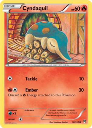 Cyndaquil (018/162) | Pokémon | MYP Cards