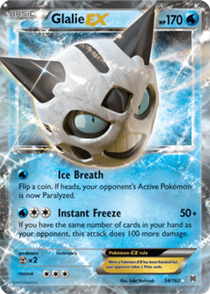 Glalie-EX (034/162) | Pokémon | MYP Cards