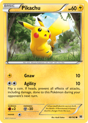 Pikachu (048/162) | Pokémon | MYP Cards