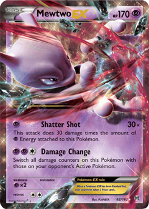 Mewtwo-EX (062/162) | Pokémon | MYP Cards