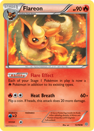 Flareon (013/98) | Pokémon | MYP Cards