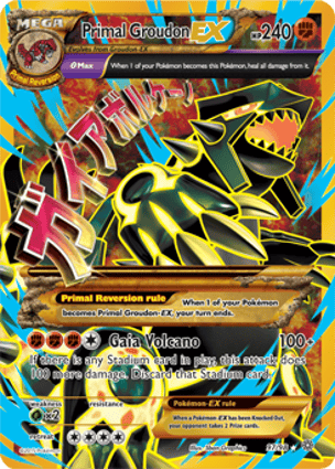 Groudon Primitivo-EX (097/98) / Primal Groudon-EX | Pokémon | MYP