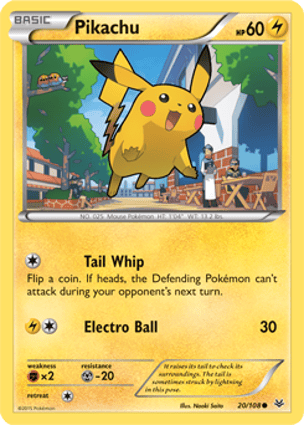 Pikachu (020/108) | Pokémon | MYP Cards