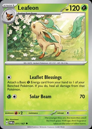 Leafeon (011/167) | Pokémon | MYP Cards
