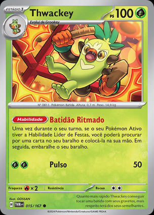 Thwackey (015/167) | Pokémon | MYP Cards