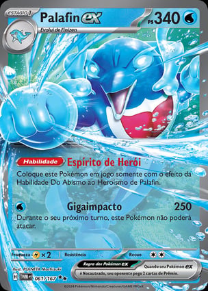 Palafin ex (061/167) | Pokémon | MYP Cards