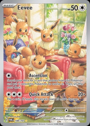 イーブイ 英語版 Eevee ポケモンカード TWM EN 188/167 #1 Eevee (188/167) | Pokémon | MYP Cards