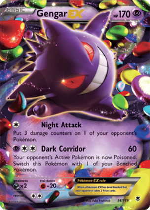M-Gengar-EX (035/119) / M Gengar-EX | Pokémon | MYP Cards