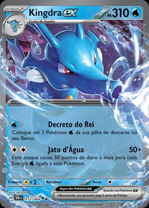 Kingdra ex (012/064) | Pokémon | MYP Cards