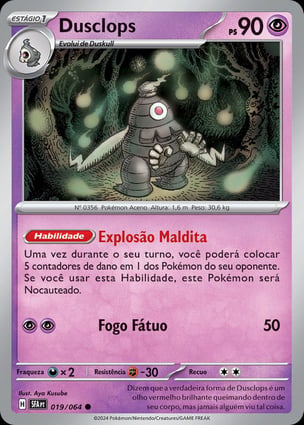 Dusclops (019/064) | Pokémon | MYP Cards
