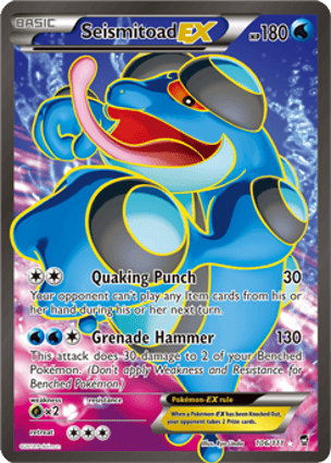 Seismitoad-EX (106/111) | Pokémon | MYP Cards