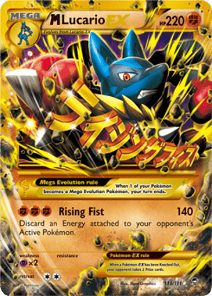 M-Lucario-EX (113/111) / M Lucario-EX | Pokémon | MYP Cards