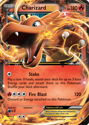 Charizard-EX (011/106) | Pokémon | MYP Cards