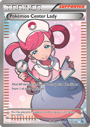 Dama do Centro Pokémon (105/106) / Pokémon Center Lady | Pokémon