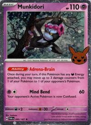 Munkidori (Cosmos Holo) (095/167) | Pokémon | MYP Cards