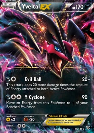 Yveltal EX ポケモンカード 170HP Yveltal-EX (079/146) | Pokémon | MYP Cards
