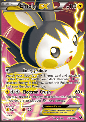 Emolga-EX (143/146) | Pokémon | MYP Cards