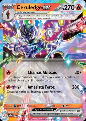 Ceruledge ex (036/191) | Pokémon | MYP Cards