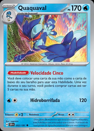 Quaquaval (052/191) | Pokémon | MYP Cards