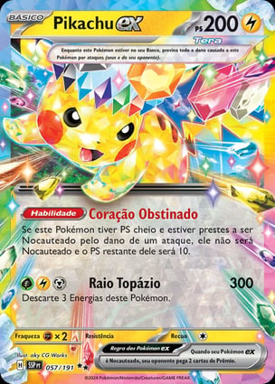Histórico de Preços - Pikachu ex | Pokémon | MYP Cards