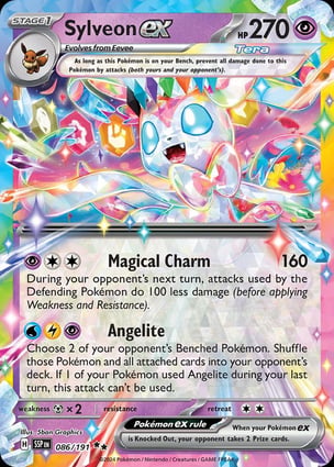 Sylveon ex ポケモンカード 270 HP Sylveon ex (086/191) | Pokémon | MYP Cards