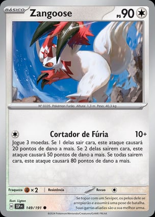 Zangoose (149/191) | Pokémon | MYP Cards