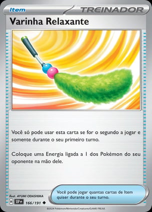 Varinha Relaxante (166/191) / Chill Teaser Toy | Pokémon | MYP Cards