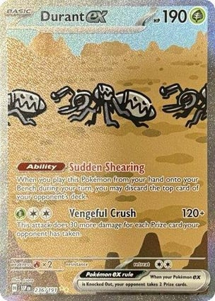 Durant ex (236/191) | Pokémon | MYP Cards