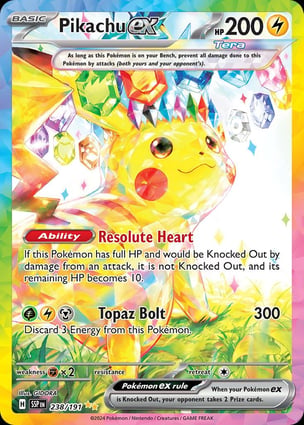 Histórico de Preços - Pikachu ex | Pokémon | MYP Cards