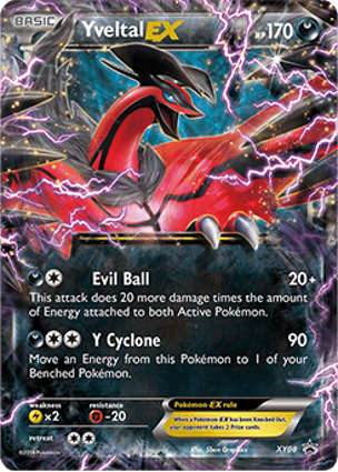 Yveltal EX ポケモンカード 170HP Yveltal-EX (08/183) | Pokémon | MYP Cards