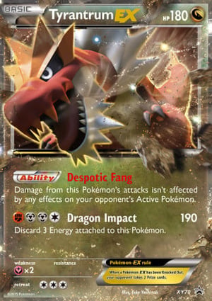 Tyrantrum EX ポケモンカード Histórico de Preços - Tyrantrum-EX | Pokémon | MYP Cards
