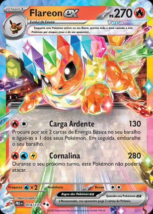 Flareon ex (014/131) | Pokémon | MYP Cards