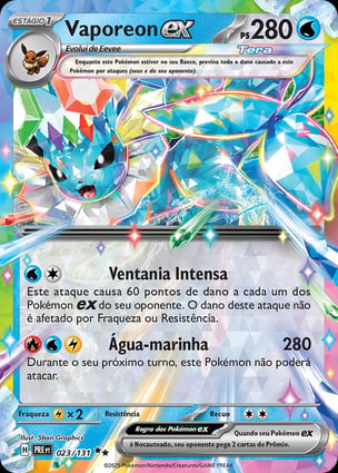 Vaporeon ex (023/131) | Pokémon | MYP Cards