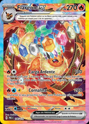 ポケモンカードゲーム FLAREON ex SPECIAL ART RARE Flareon ex (146/131) | Pokémon | MYP Cards