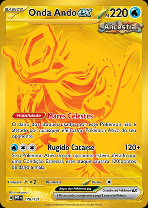 Onda Ando ex (178/131) / Walking Wake ex | Pokémon | MYP Cards