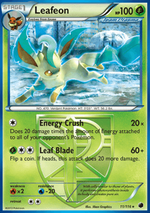 Leafeon (011/116) | Pokémon | MYP Cards